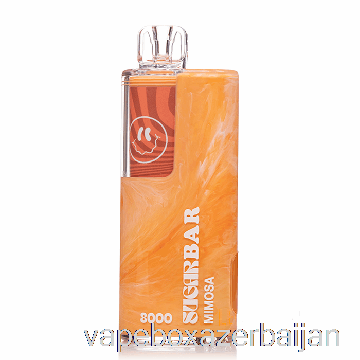 Vape Box Azerbaijan Sugar Bar SB8000 0% Zero Nicotine Disposable Mimosa